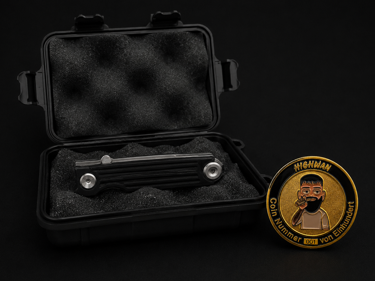 Hardcase mit Hash Knife und Coin
